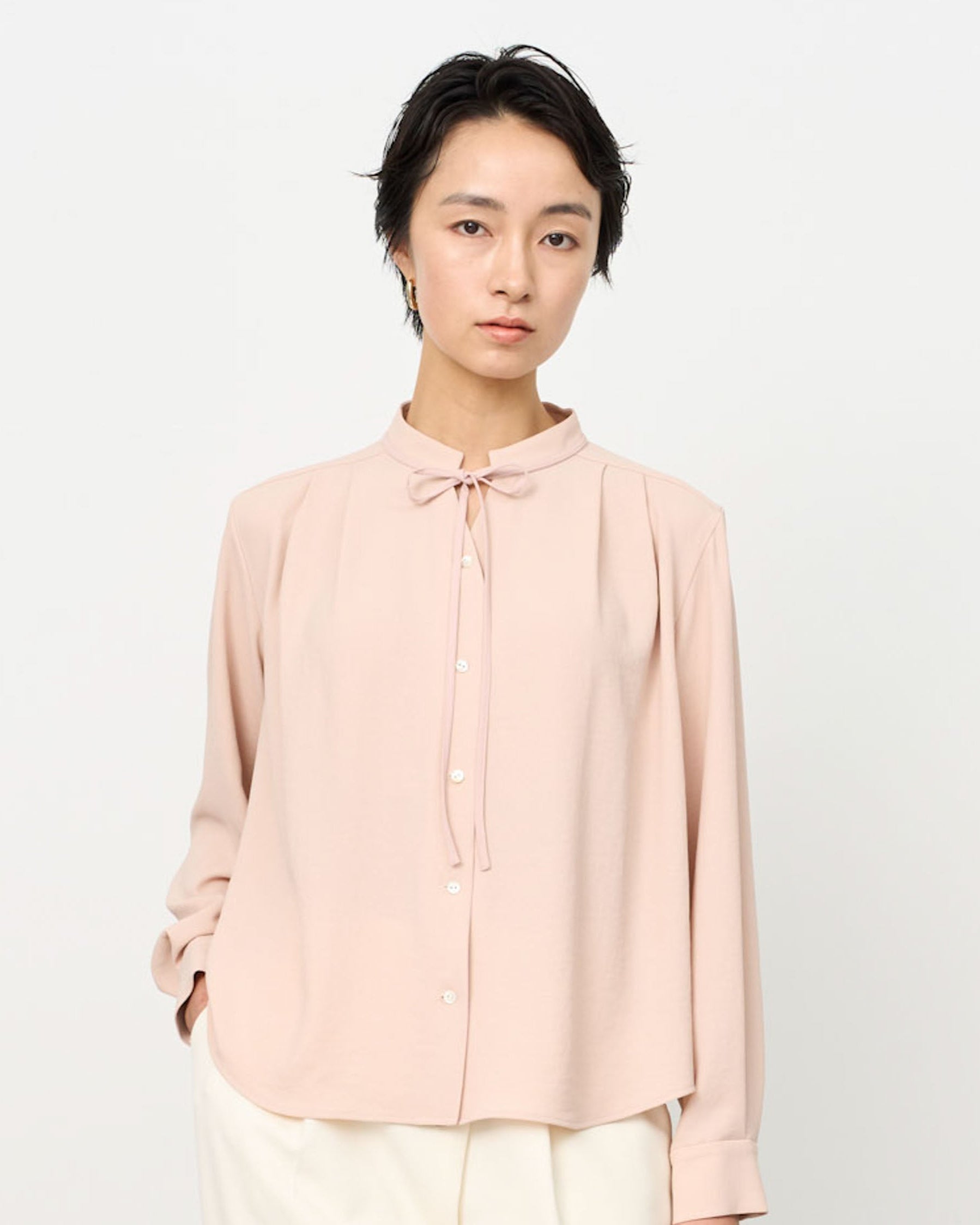 ジョーゼットリボンブラウス - SOÉJU online store｜上質な大人の女性