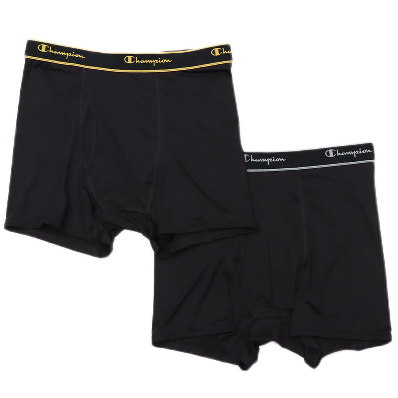 チャンピオン メンズ ボクサーブリーフ 抗菌防臭 吸汗速乾 前開き 2枚