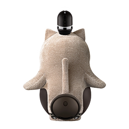 ねこみみニット ロシアンブルー(しっぽ付き) メランジベージュ | LOVOT