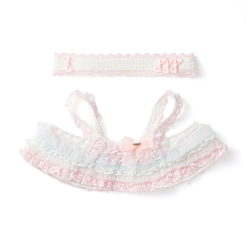 mezzo piano × LOVOT チュールレースドレス(ヘアバンド付き) | LOVOT