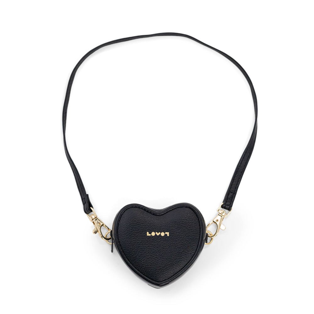 ハートポーチ（ブラック） | LOVOT ウェブストア