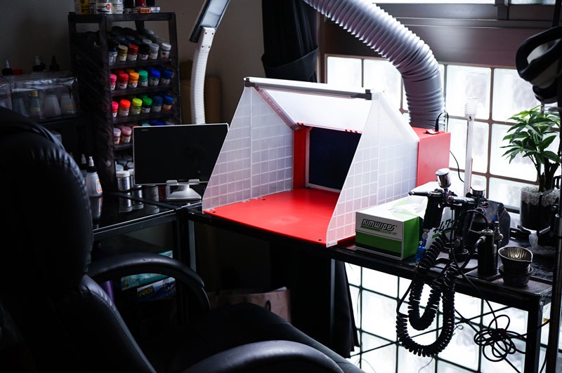 塗装ブース 『 エアテックス レッドサイクロンL 』を購入しました