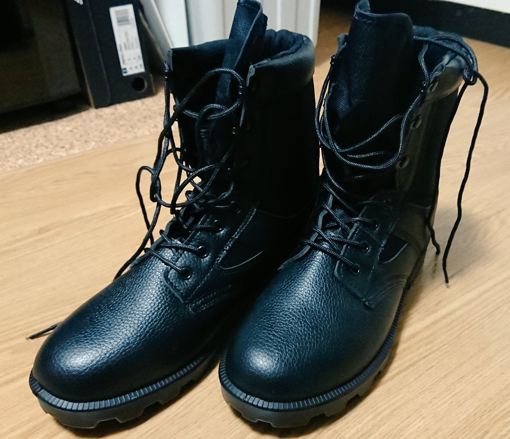 狩猟靴 －自衛隊半長靴レプリカー | 難病でも趣味が好き
