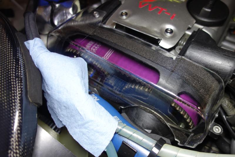 タイミングベルトカバー（クリア）を取り付け | masai-gtのブログ