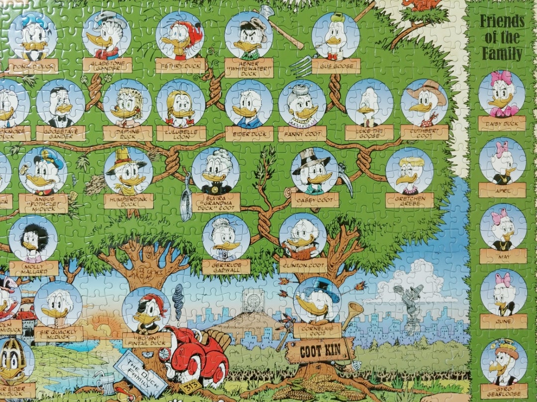 THE DUCK FAMILY TREE 」1000ピース ジグソーパズル THE DUCK FAMILY