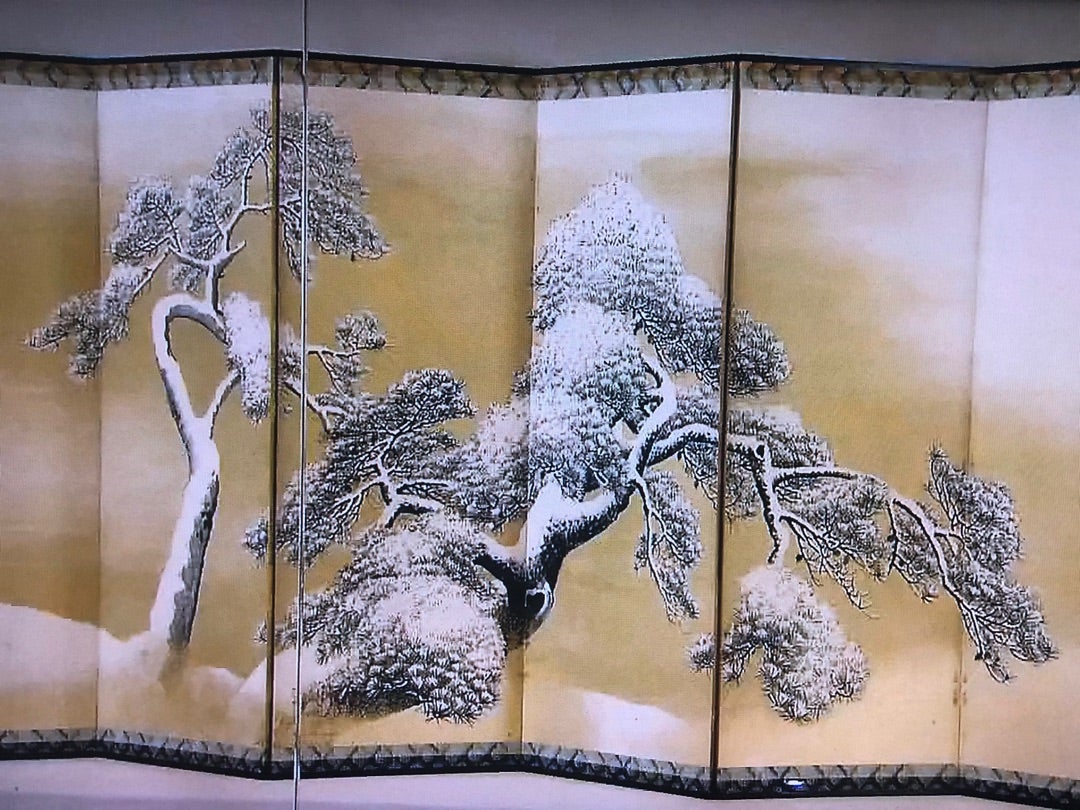 日美】円山応挙／雪松図屏風 | 色彩認定講師／近藤正憲／COLOROZA