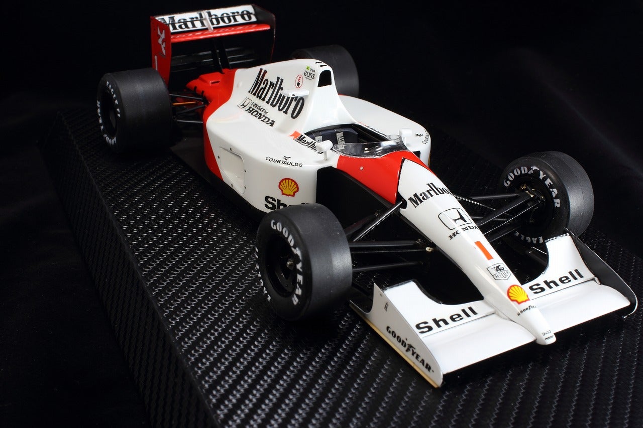 フジミ 1/20 マクラーレンホンダMP4/6 完成 | ディケイトのガンプラ