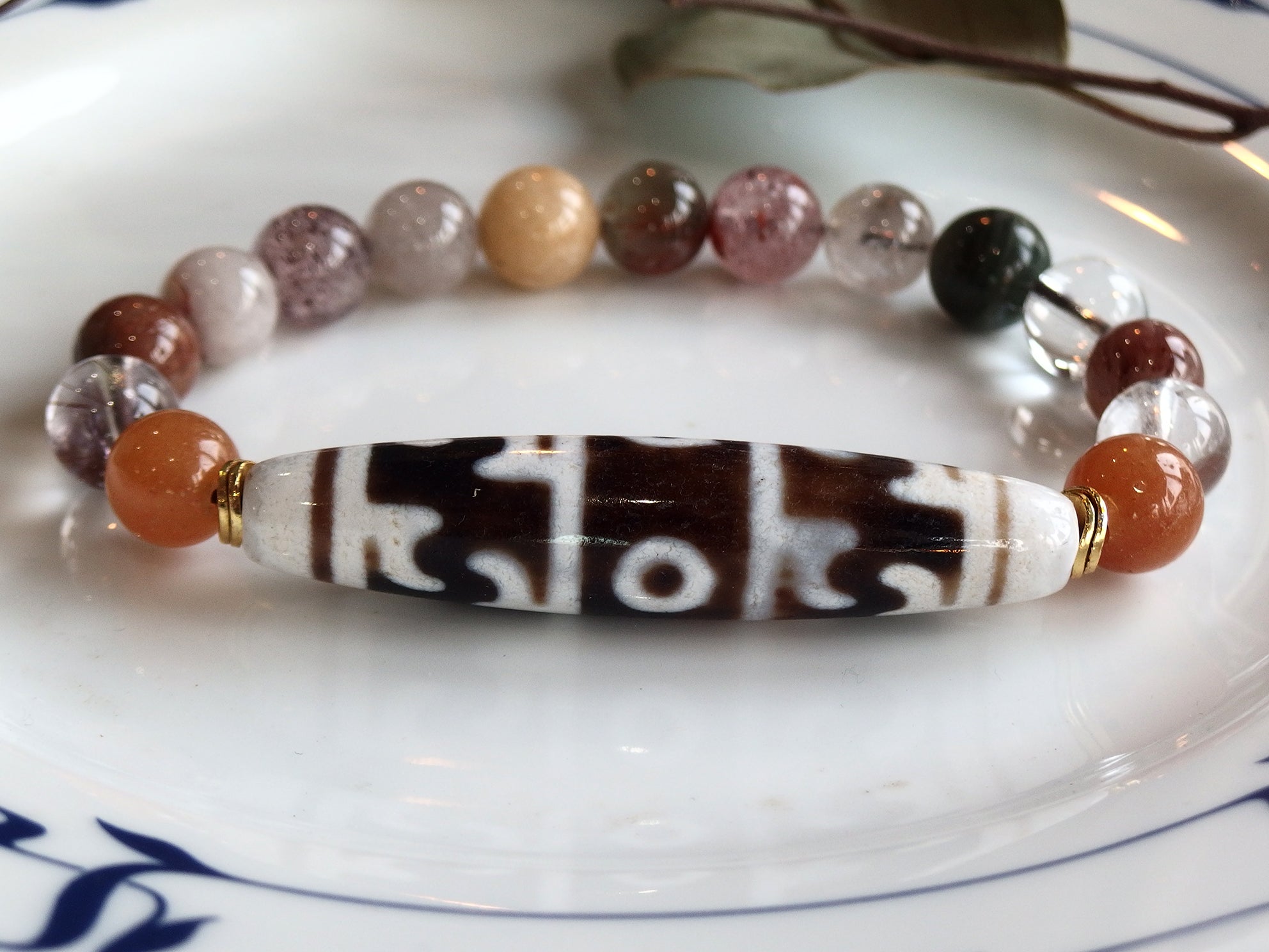 蓮師法器天珠とミックスルチルクォーツ | Gems〜ジェムズ〜