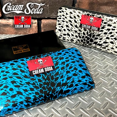 CREAM SODA/クリームソーダ 新色ラウンドファスナーウォレット入荷