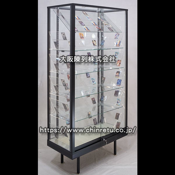 トレカショップ様分／アルミ枠ガラスショーケース製作販売実例