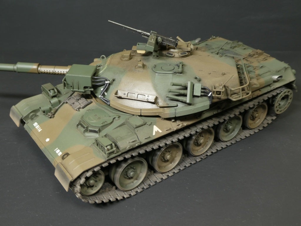 アスカモデル 1/35 陸上自衛隊 74式戦車改（G）その8＜完成