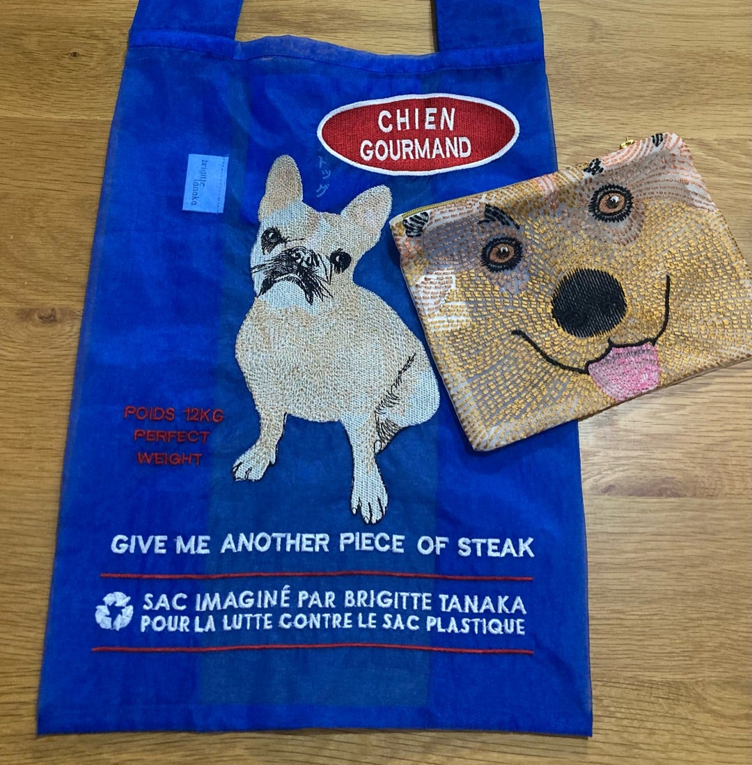 スーパーエーマーケット別注 ブリジットタナカ オーガンジーバッグ