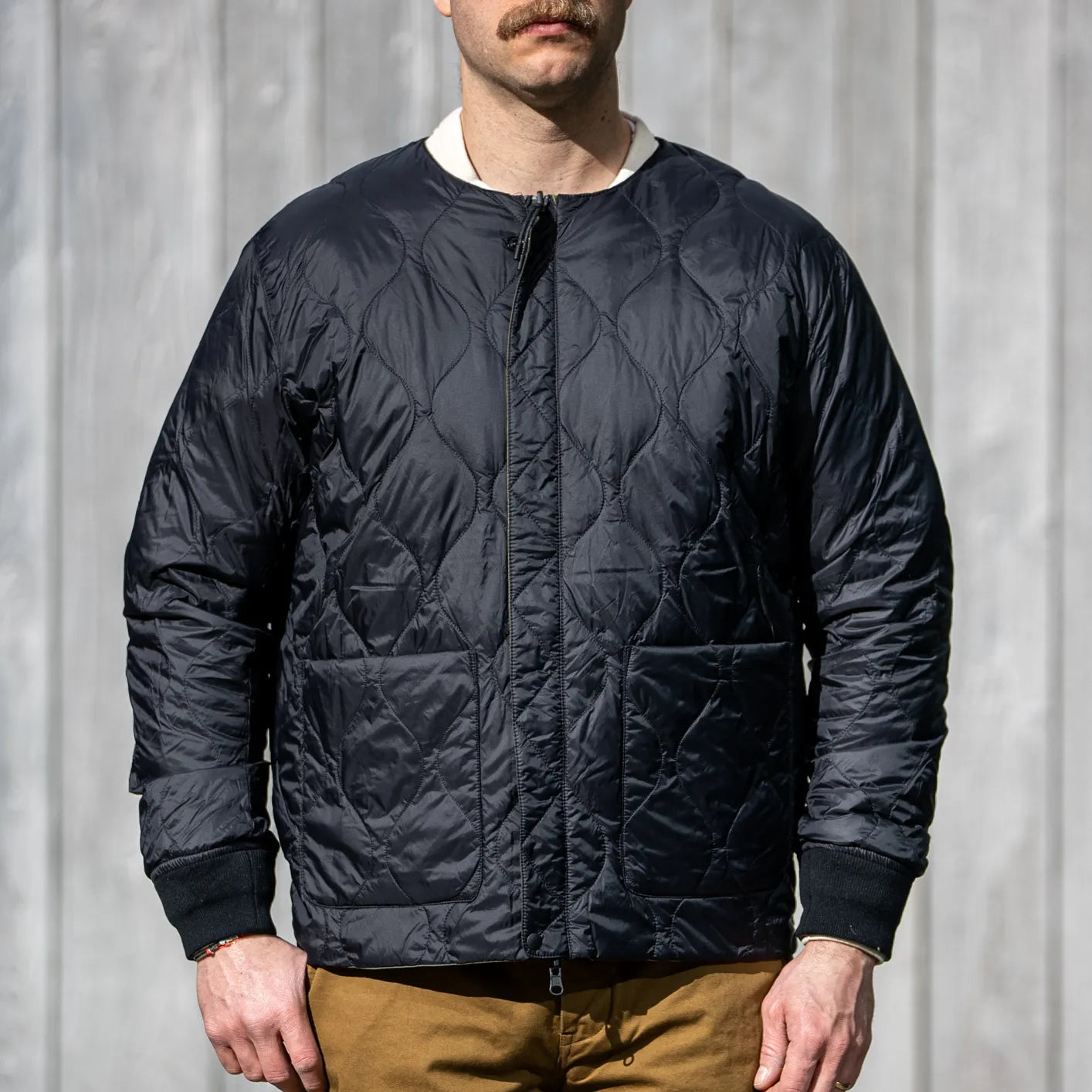 Taion Reversible MA-1 Down Jacket – Crazy Olive x Black