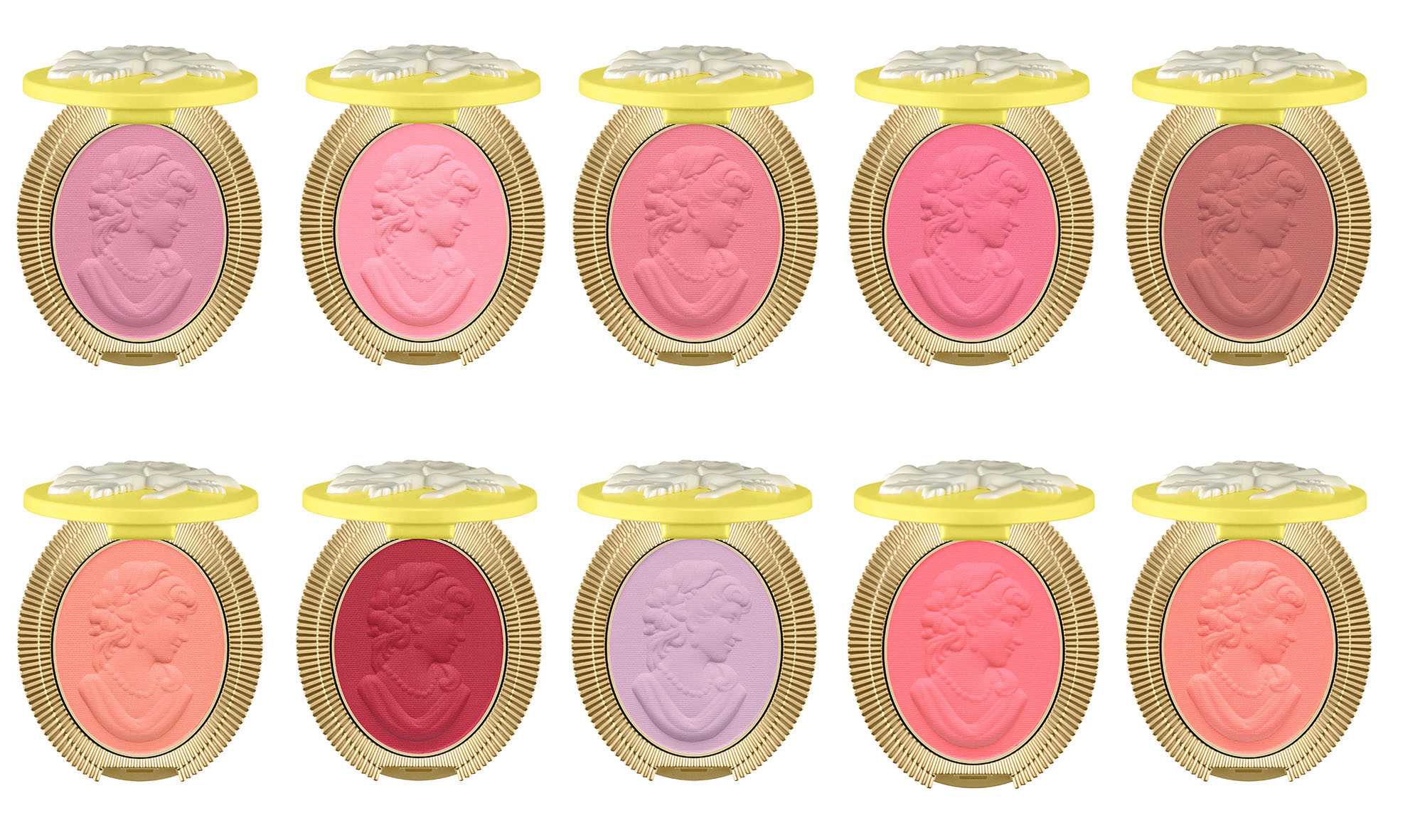 レ・メルヴェイユーズ ラデュレ」で人気のチーク10色がミニサイズに