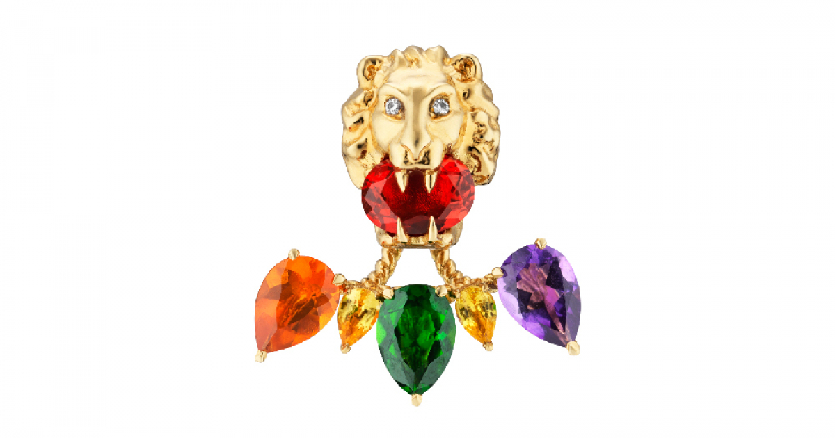 グッチからジェムストーン輝くライオンヘッドの新作ファインジュエリー