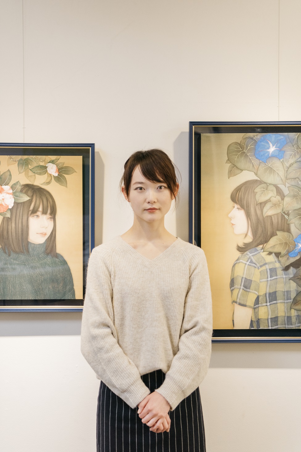 透明感に満ちた絵を描く、澄んだ瞳の日本画家－田口由花 - ミトグラフ