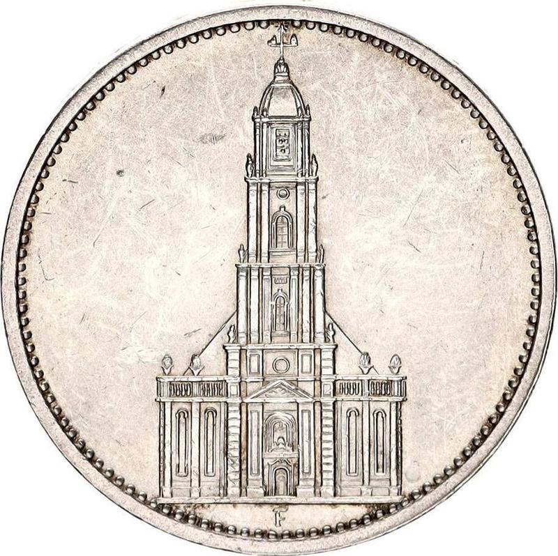 5 Reichsmark 1935 F 