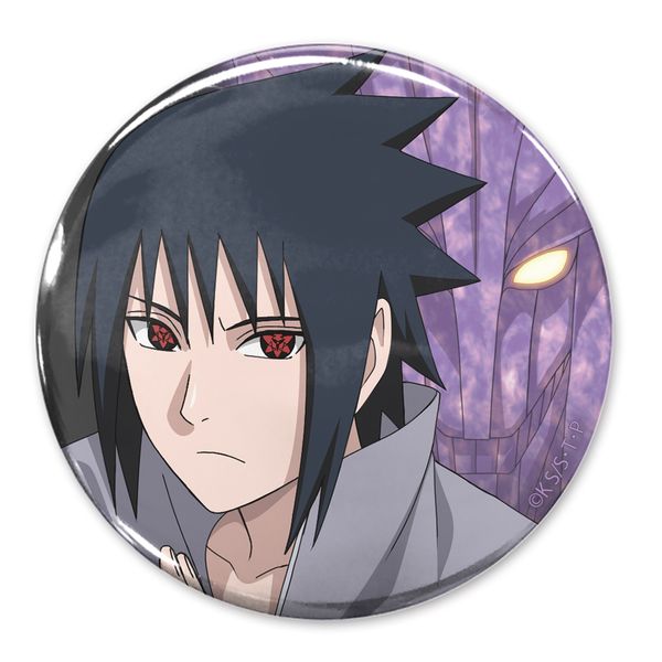 グッズ: NARUTO-ナルト- 疾風伝 描き下ろし うちはサスケ 65mm缶バッジ