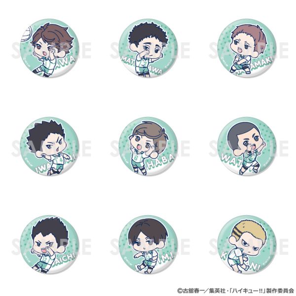 グッズ: ハイキュー!! わちゃっと！トレーディング缶バッジ 青葉城西