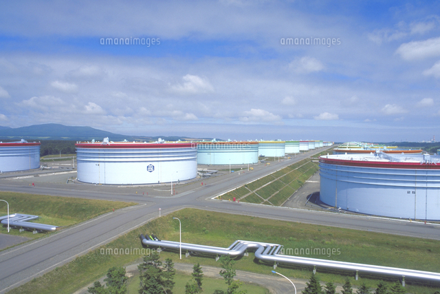 むつ小川原国家石油備蓄基地[23018058818]の写真・イラスト素材