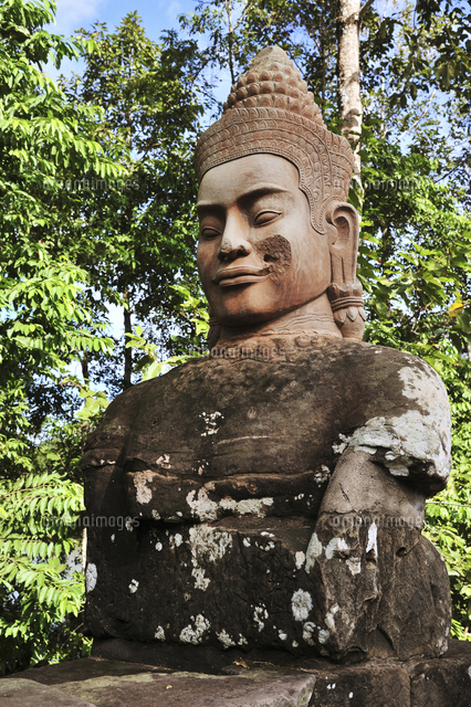 アンコール・ワットの仏像[11069013999]の写真・イラスト素材｜アマナ