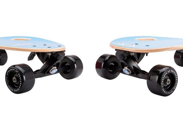 elos メイプルウッド スケートボード PCサイズのスケボーで移動って