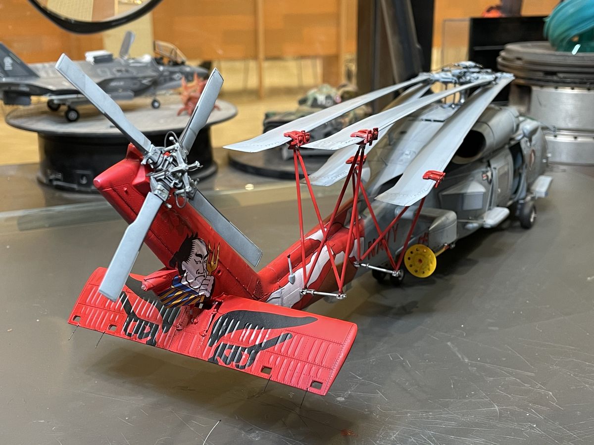 キティホークモデル1/35 MH-60R HSM-78 完成品 改造模型 キティホーク