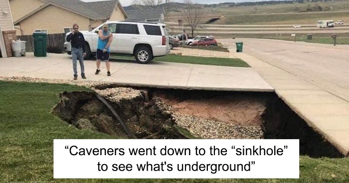 There's A Huge Sinkhole In South Dakota And People Explore It
