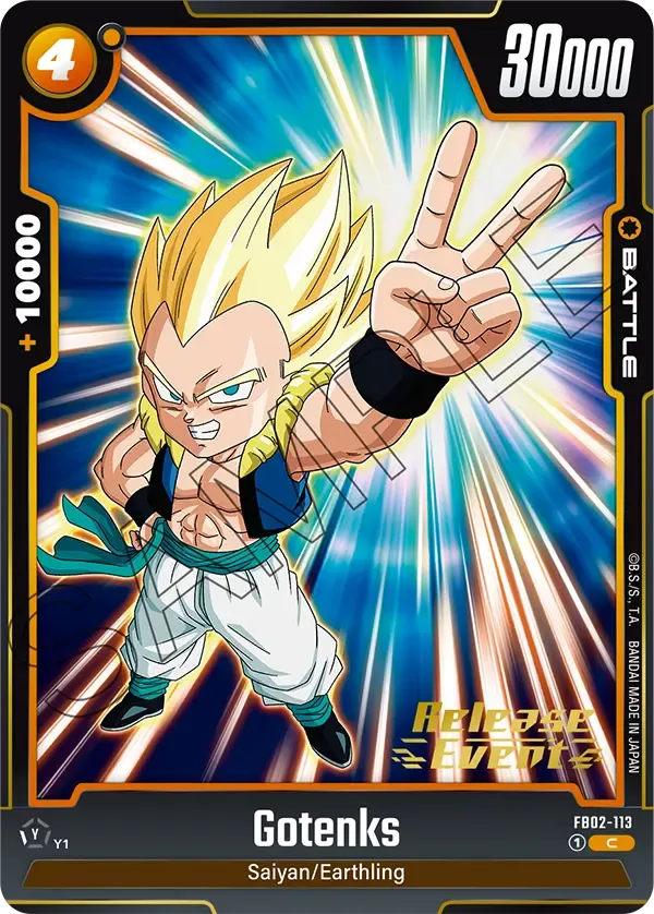 SB02-022 Gotenks Dragon Ball Super Card Game Fusion World Card
