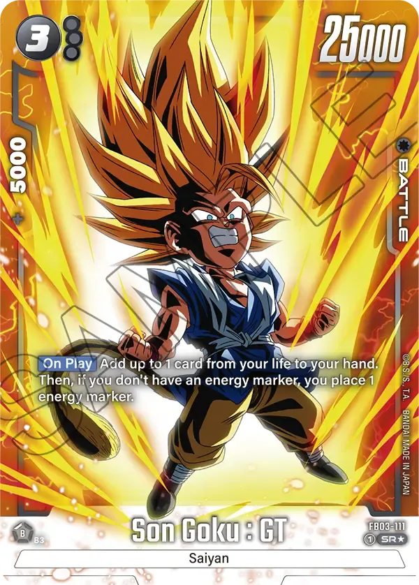 FB03-110 Son Goku : GT Dragon Ball Super Card Game Fusion World