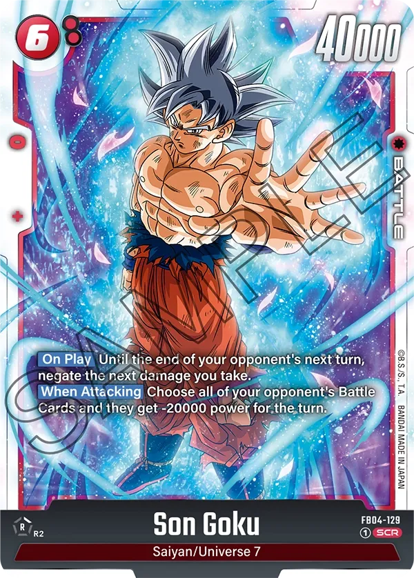 FB04-129 Son Goku Dragon Ball Super Card Game Fusion World Card