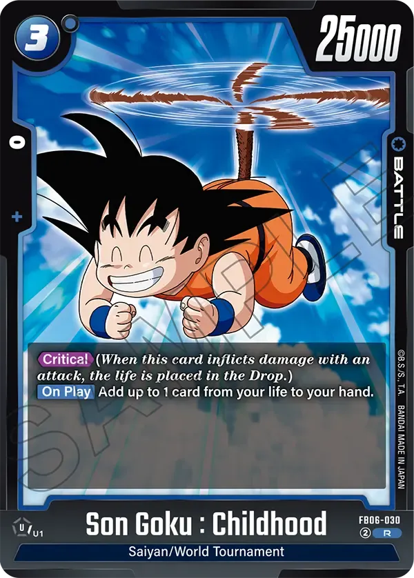 SB01-053 Son Goku : Childhood Dragon Ball Super Card Game Fusion