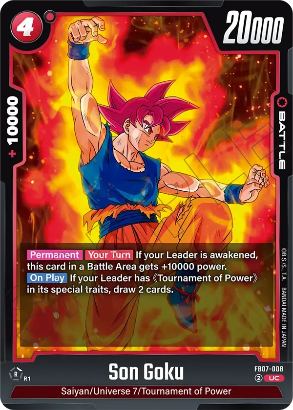 FB04-129 Son Goku Dragon Ball Super Card Game Fusion World Card