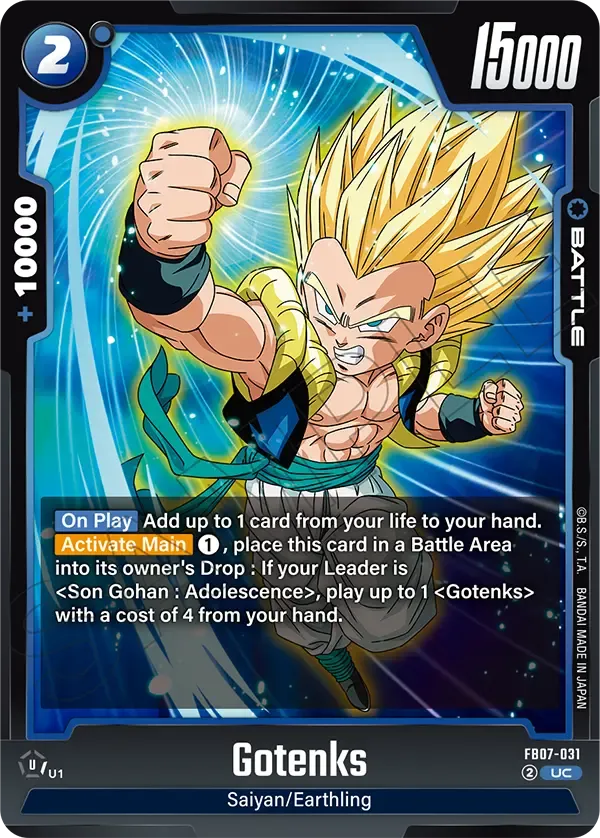 FB08-035 Gotenks Dragon Ball Super Card Game Fusion World Card