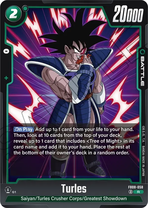 FS10-11 Turles Dragon Ball Super Card Game Fusion World Card