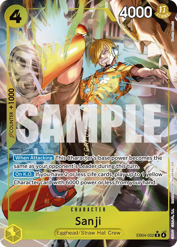 EB02-054_p2 Sanji One Piece Card Game Card | One Piece Card Game