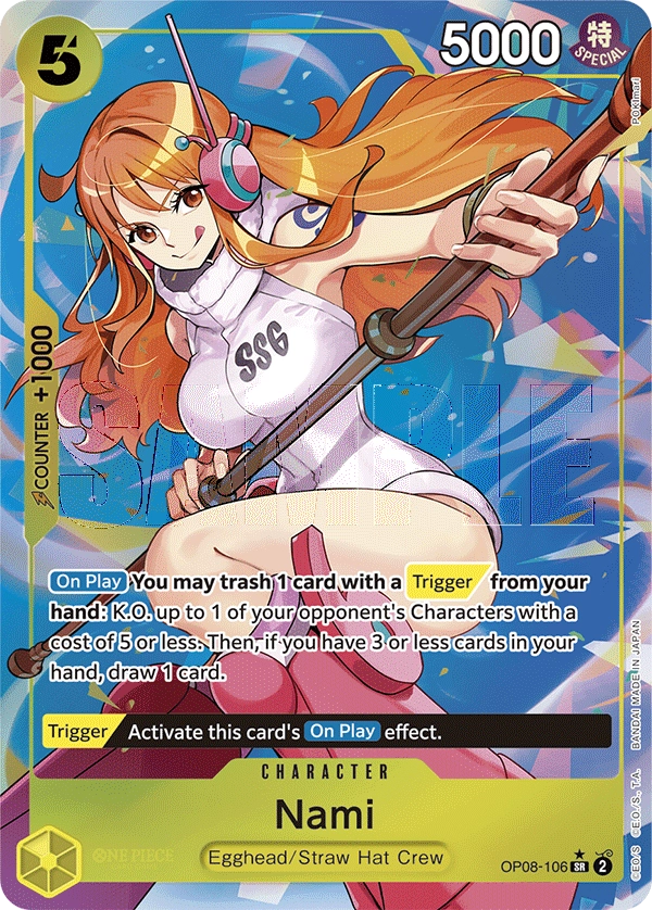 OP08-106 Nami One Piece Card Game Card | One Piece Card Game