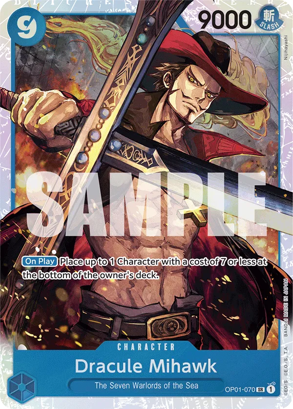 OP01-070 Dracule Mihawk One Piece Card Game Card | One Piece Card Game