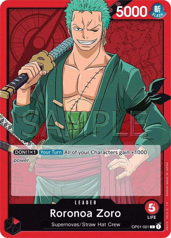 EB04-007 Roronoa Zoro One Piece Card Game Card | One Piece Card Game