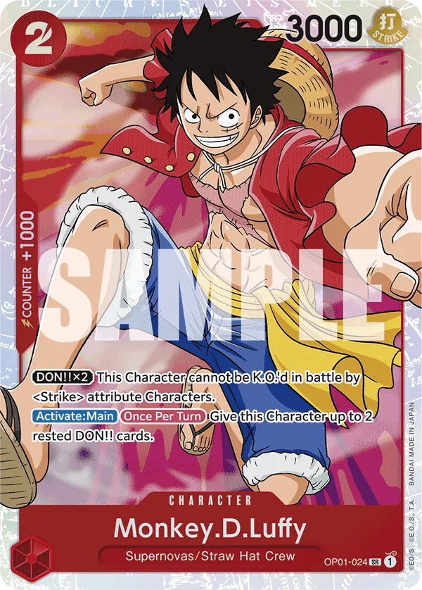 P-022 Monkey.D.Luffy One Piece Card Game Card | One Piece Card Game