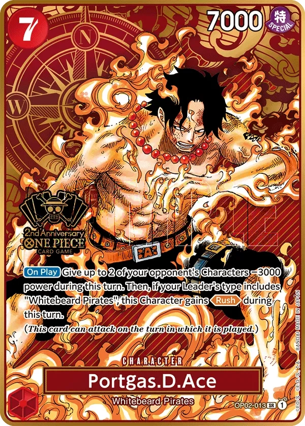 OP02-013_p1 Portgas.D.Ace One Piece Card Game Card | One Piece