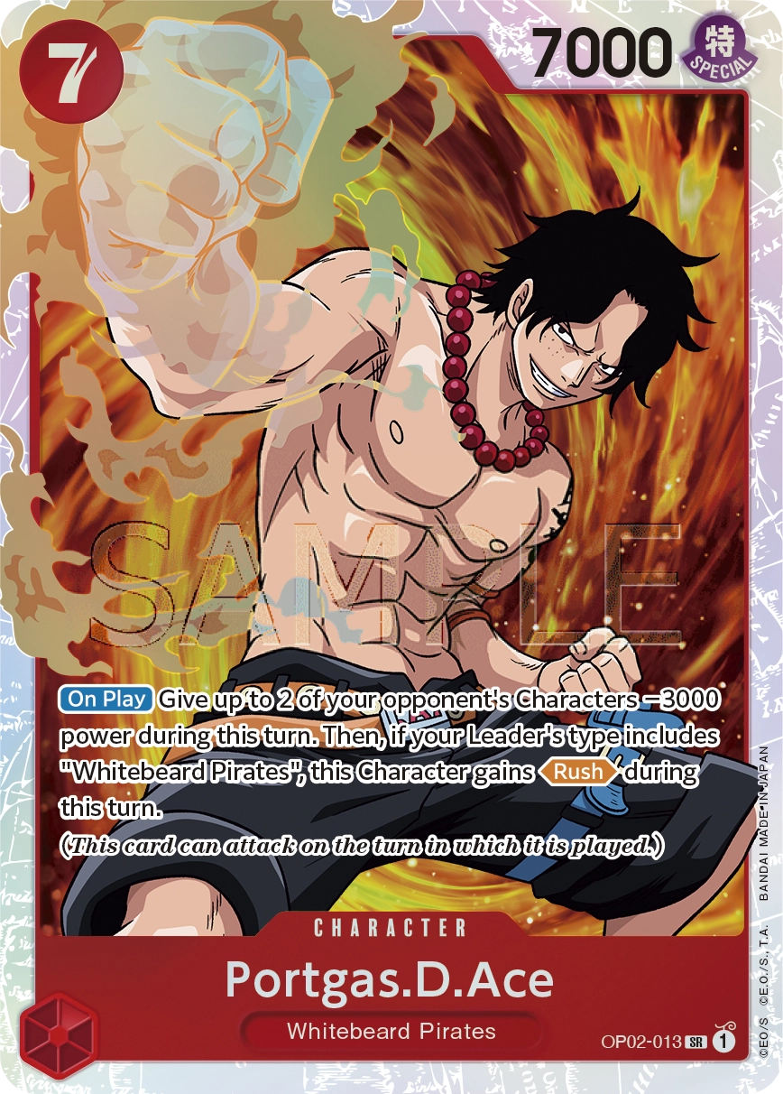 OP02-013 Portgas.D.Ace One Piece Card Game Card | One Piece Card Game