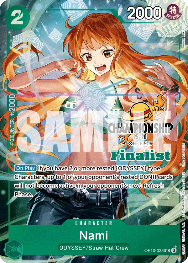 P-053 Nami One Piece Card Game Card | One Piece Card Game
