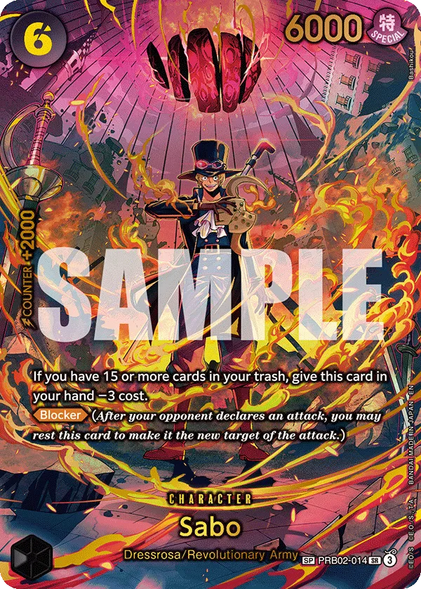 PRB02-014_p2 Sabo One Piece Card Game Card | One Piece Card Game