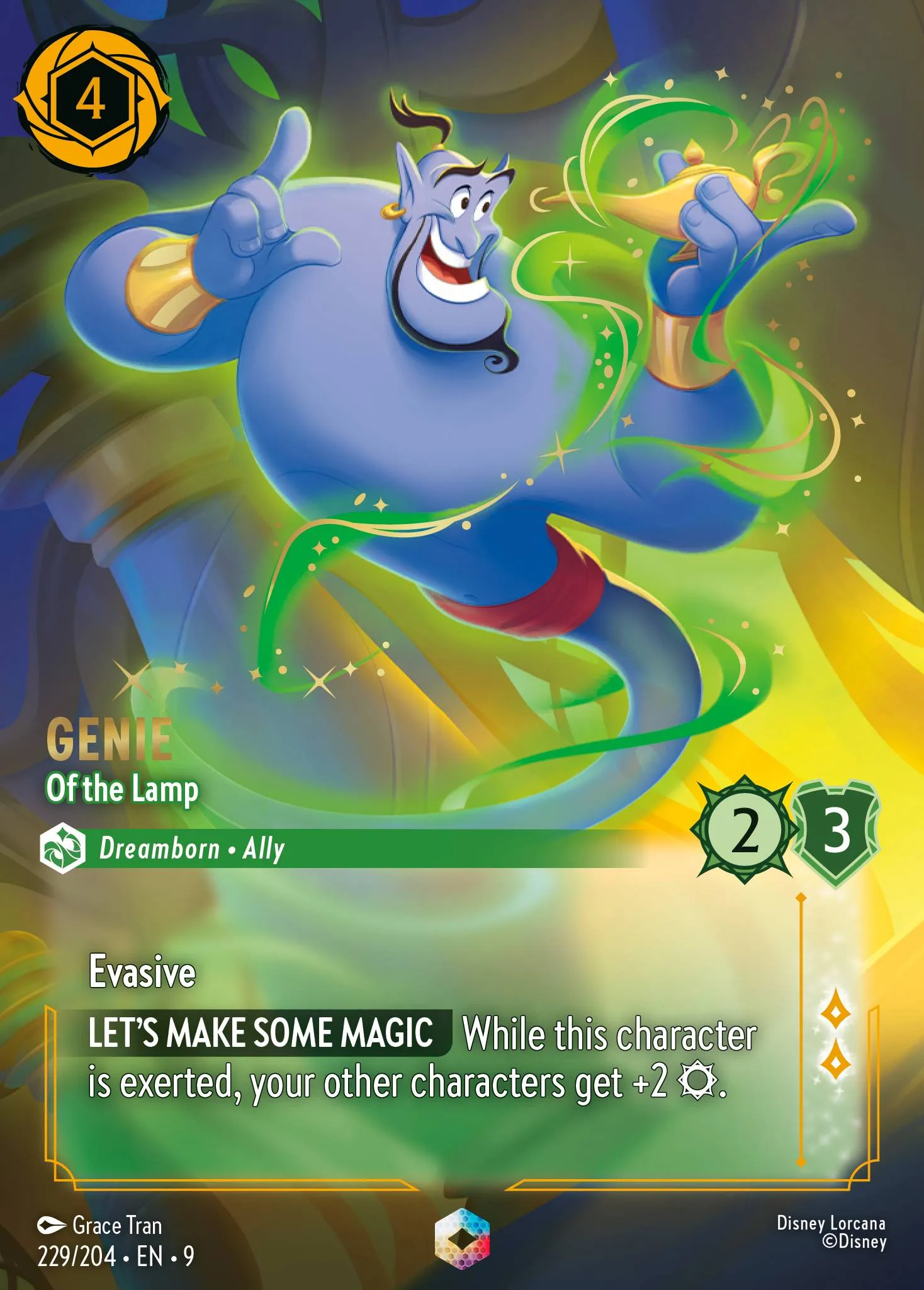006-061 Genie - Wonderful Trickster Lorcana Card | Disney Lorcana