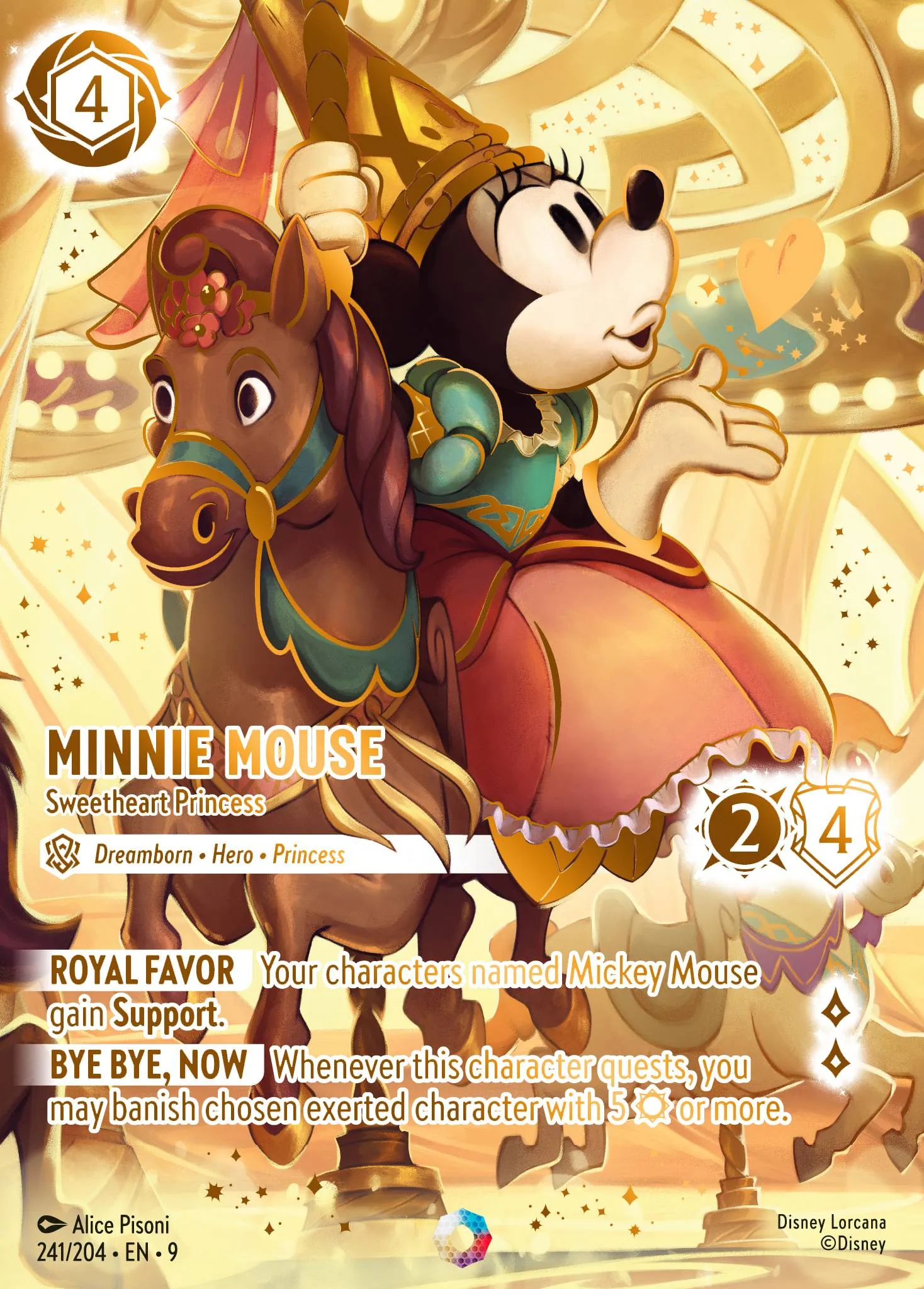 005-126 Minnie Mouse - Dazzling Dancer Lorcana Card | Disney Lorcana