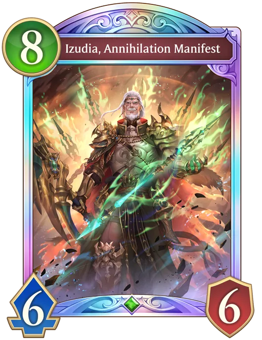 Izudia, Annihilation Manifest - Heirs of the Omen Card