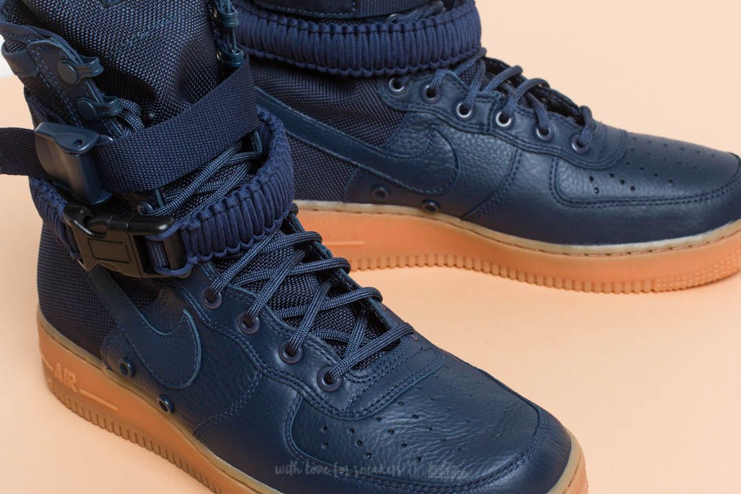 Shoes Nike SF Air Force 1 Midnight Navy/ Midnight Navy (864024-400