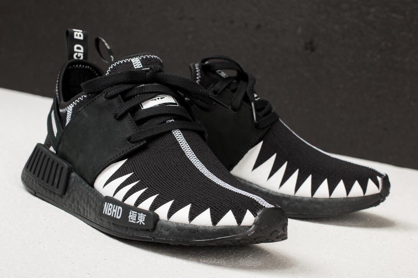 Men's shoes adidas x Neighborhood NMD R1 Primeknit Black/ Black