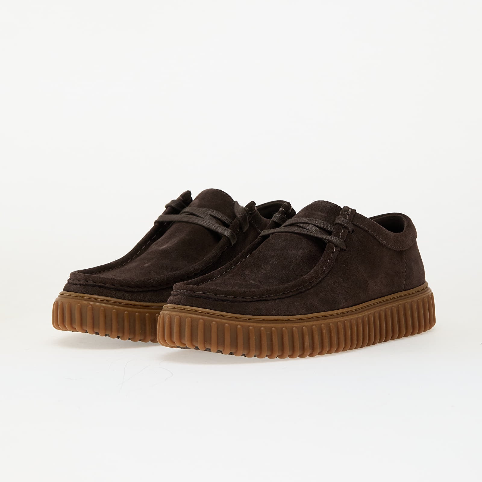 Men's shoes Clarks Torhill Lo Dark Brown Suede (26181386) | Footshop